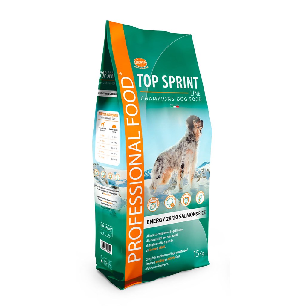 TOP SPRINT 28-20 ENERGY SALMONE E RISO KG.15